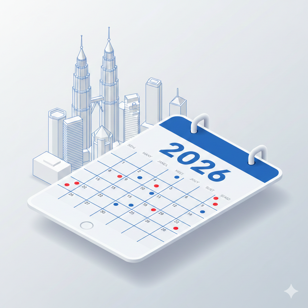 2026 马来西亚公共假期日历表