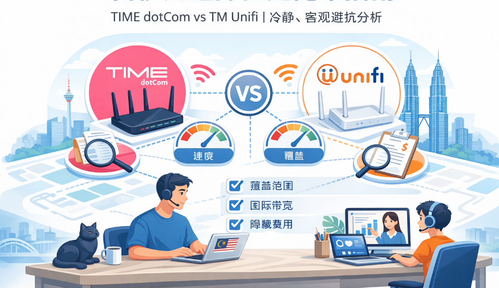 马来西亚宽带深度测评：TIME vs Unifi，谁才是新移民的网速之王？